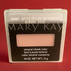Mary Kay Mineral CHEEK COLOR - SUNNY SPICE NEW IN CASE 016243 - Picture 1 of 1