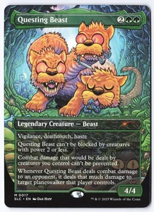 MTG Secret Lair Encyclopedia Questing Beast Non-Foil - Picture 1 of 2