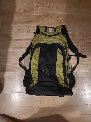 Life Is Good Rolling Backpack Travel Carry-on Luggage Bag W/ Telescopic Handle - Image 1 of 4