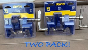 *2 PACK* Irwin Quick Grip 224134 3/4" Pipe Clamp No Threaded Pipe Needed *NEW* - Picture 1 of 5