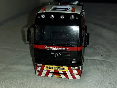 WSI MAMMOET MAN 8X4 WITH 8 X AXLE TRAILER &;STEEL LOAD  WSI TRAILER TEKNO CORGI  — 第 1/4 张图片