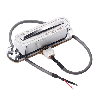 Dual Hot Rail Humbucker Pickup Ceramic for Cigar Box Guitar Mandolin Parts - Image 1 of 4