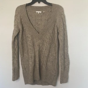 Suéter para mujer Vince cuello en V mezcla de lana/alpaca talla mediana - Imagen 1 de 5