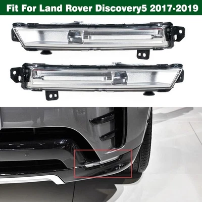 Par de luces antiniebla delanteras DRL diurnas LED para Land Rover Discovery 5 2017-19 Foto 1 de 4