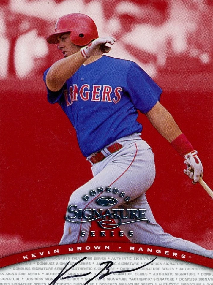 Кевин Браун 1997 Donruss Signature Series Сертифицированный На Карте Автограф - Изображение 1 из 1