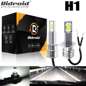2x H1 LED Headlight Bulbs Conversion Kit High Low Beam Super Bright 6000K White - Picture 1 of 19