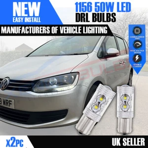VW Sharan 7N 2010-2018 BA15S DRL Daytime - Xenon Super White Lights Bulbs *SALE* - Picture 1 of 5