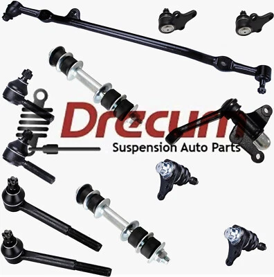 12PC Front Tie Rod Ends Center Link Idler Arm SET For 89-95 Toyota Pickup RWD - Image 1 of 4