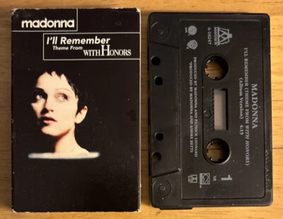 Madonna I’ll Remember Theme From With Honors Cassette Tape Single Secret Garden Foto 1 de 4
