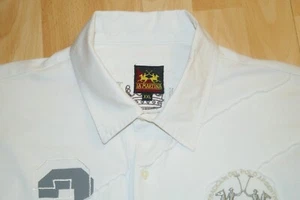 LA MARTINA Herren Poloshirt langarm Gr. 2XL weiß piqué - Imagen 1 de 6