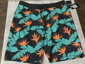 Hurley Hanoi Board Shorts Unlined Men’s Size 30 NWT - Picture 1 of 5