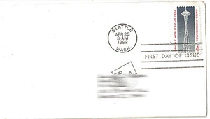 US First Day Cover - April 25, 1962 - Seattle World's Fair 1962 - 4 cent stamp - Picture 1 of 1