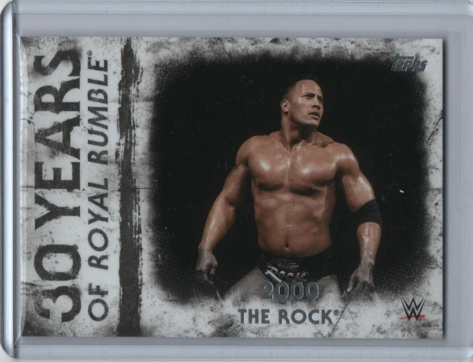 2018 Topps WWE Undisputed 30 Years of Royal Rumble #RR-11 The Rock - Image 1 of 1