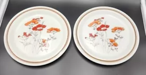 Vintage Royal Doulton Fieldflower Set Of 2 Side/Salad Plates 1976 - Picture 1 of 8