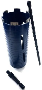 Adaptador SDS MAX de broca de concreto de 4" con broca piloto Bosch Hilti taladro de martillos - Imagen 1 de 12