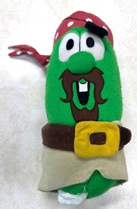 VEGGIE TALES LARRY IL PIRATA DEL CETRIOLO - MAGLIA PELUCHE 11" DI BIG IDEA - Foto 1 di 18