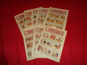 LOT DE 8 FASCICULE BD LE CRI-CRI N°710 à 718 / ED SPE 1932 /PM - Picture 1 of 2