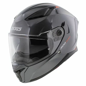 Axxis Panther SV full face helmet solid A2 gloss titanium - Picture 1 of 8