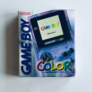 Gameboy Color Atomic Purple EUR/PAL — Good condition — Boxed/Complete/CIB/OVP - Afbeelding 1 van 19