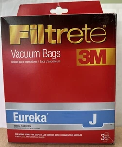 3M FILTRETE Eureka Style J #67720 Micro Allergen Vacuum Cleaner Bags (3 Bags) - Picture 1 of 2