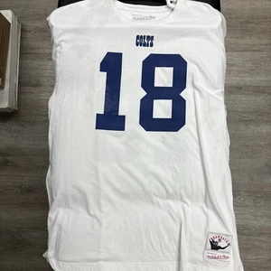 Mitchell & Ness Peyton Manning Colts Name & Number T-Shirt XL - Picture 1 of 2