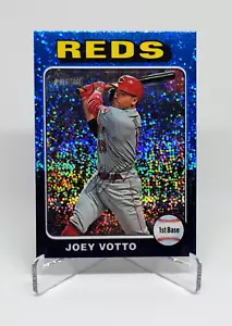 2024 Topps Heritage Baseball Blue Sparkle Refractor #255 JOEY VOTTO Reds - Picture 1 of 2