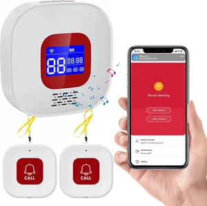 Emylo Salvavita Anziani, Pulsante Salvavita Anziani Wifi, App Tuya Smart/Smart L - Foto 1 di 12