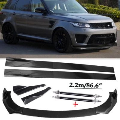Front Lip Chin Bumper Body Kits 86.6" Side Skirt For Land Rover Range Rover Foto 1 de 4