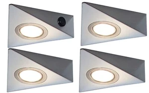 LED Unterbauleuchte Küche 4x3 W Küchenleuchte Rokky 2.0 Leuchtenset warmweiß - Bild 1 von 3