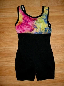 Girls Gymnastic-Dance-Tumbling-Ice Skating Skate Leotard Bodysuit Costume-XS - Picture 1 of 1