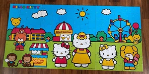 Hello Kitty Sanrio Tin Box 3 Great Puzzles Become 1 Large Panorama 135 Total Pcs - Picture 1 of 11