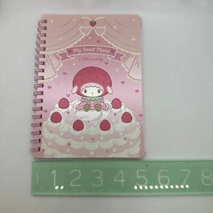 Blocco note vintage Sanrio originale My Melody 2008 giornale spirale dolce pianoforte Giappone - Foto 1 di 3