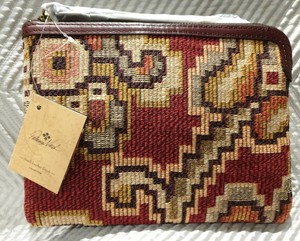 coach purse orange leather