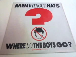 MEN WITHOUT HATS "WHERE DO THE BOYS GO ?" MAXI 12" SPANISH VINYL EX/MB EX/VG - Imagen 1 de 2