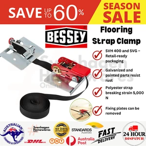 Bessey Flooring Strap Clamp Ratchet Mechanism Workshop Equipment Hand Tools 25mm - Picture 1 of 6