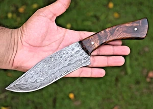 Custom HandMade Damascus Bowie Hunting Knife Hand Forged Damascus Steel 2887 - Picture 1 of 6
