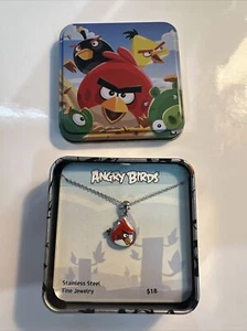 ANGRY BIRDS-Red Bird Pendant Fashion Gamer Necklace - Picture 1 of 3