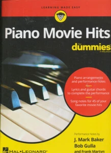 Piano Movie Hits for Dummies - Piano Arrangements with Performance Notes, Lyri.. - Picture 1 of 1