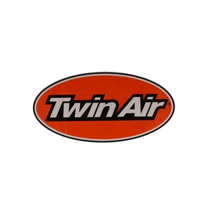 Adesivo decalcomania ovale Twin Air Large 82x42 mm arancione/bianco/nero - Foto 1 di 1