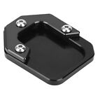 *´Black Motorcycle Side Stand Pad Enlarge Plate Kickstand Extension For C400x