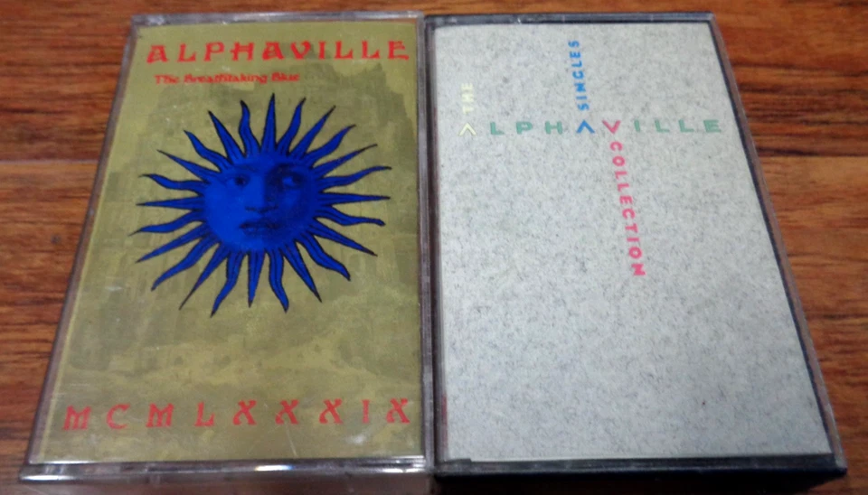 ALPHAVILLE 2 CASSETTE TAPE LOT SINGLES COLLECTION + BREATHTAKING BLUE EXC TESTED Foto 1 de 4
