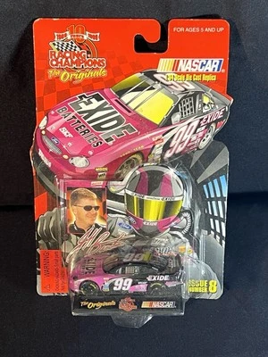 NASCAR Racing Champions #99 1999 Exide Jeff Burton coche fundido a presión en tarjeta edición #8 Foto 1 de 3