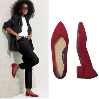 New Rothy's High Point Shoes Heels in Red Size 10 - Image 1 of 4