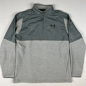 Under Armour ColdGear Infrared 1/2 Zip Herren Large Fleecepullover grau Jacke - Bild 1 von 10