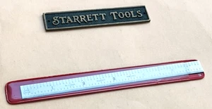 STARRET Nº "Regla de acero totalmente flexible de 6"" de largo C305R-6 con graduación de pulgadas". USA - Imagen 1 de 11