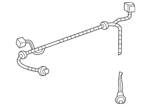 Genuine GM Rear License Plate Lamp Wiring Harness Extension 22899755 - Picture 1 of 5