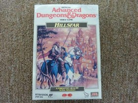 Famicom Software Ad D Hillsfar (With Box And Manual) Pony Canyon FJu32