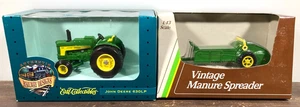 Ertl John Deere 630LP Tractor & Manure Spreader Diecast 1/43 Lot Railway Design - Picture 1 of 8