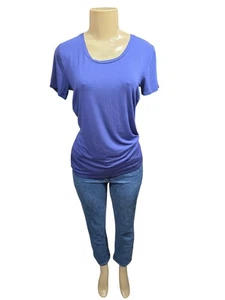 Filosofia Repubblica Abbigliamento Donna Blu Maglietta Manica Corta S - Foto 1 di 8