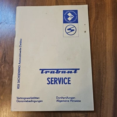 Trabant Service & Anleitungsheft ● VEB Sachsenring ● Zulassung 1983 Top Zustand  - Bild 1 von 4